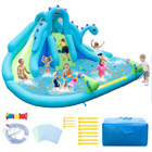 Inflatable Water Park with Dual Slides  product image