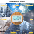 Indoor Outdoor Thermometer Wireless, 5 Inch Display Digital Hygrometer Thermometer Monitor with Sensor and Weather Station, Black product image