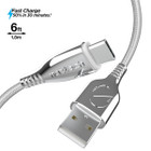 Titanium USB  to USB-C Braided Cable product image