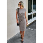 Knotty Chic Cap Sleeve Midi product image