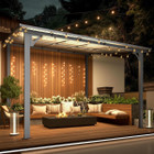  10’ x 10' Outdoor Patio Lean to Gazebo Awnings product image