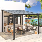  10’ x 10' Outdoor Patio Lean to Gazebo Awnings product image