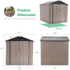  6' x 6' Outdoor Storage Shed product image