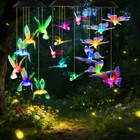 LED Solar Hummingbird, Butterfly, Dragonfly Wind Chimes (3-Pack) product image