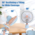 2 Speed Oscillating Clip-On Fan  product image