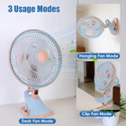2 Speed Oscillating Clip-On Fan  product image
