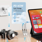 3 In 1 60W Charger Adapter (2-Pack) product image