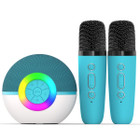 Portable Mini Karaoke Machine for Kids, Bluetooth Speaker with Wireless Microphone,MP3 Player,Perfect for Birthday and Family Parties(2 Mic) product image