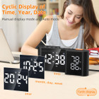 Dual Screen LED Digital Alarm Clock with FM Radio Temperature and Humidity Display product image