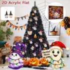Halloween CountDown Advent Calendar with Ghost Gnome Pumpkin Plush Toys Dolls Pendants Ornaments For Indoor Outdoor Home Party Decoration product image