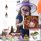 Halloween CountDown Advent Calendar with Ghost Gnome Pumpkin Plush Toys Dolls Pendants Ornaments For Indoor Outdoor Home Party Decoration product image