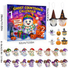 Halloween CountDown Advent Calendar with Ghost Gnome Pumpkin Plush Toys Dolls Pendants Ornaments For Indoor Outdoor Home Party Decoration product image