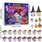 Halloween CountDown Advent Calendar with Ghost Gnome Pumpkin Plush Toys Dolls Pendants Ornaments For Indoor Outdoor Home Party Decoration product image