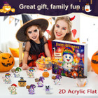 Halloween CountDown Advent Calendar with Ghost Gnome Pumpkin Plush Toys Dolls Pendants Ornaments For Indoor Outdoor Home Party Decoration product image