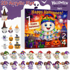 Halloween CountDown Advent Calendar with Ghost Gnome Pumpkin Plush Toys Dolls Pendants Ornaments For Indoor Outdoor Home Party Decoration product image