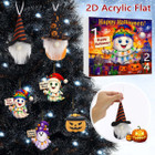Halloween CountDown Advent Calendar with Ghost Gnome Pumpkin Plush Toys Dolls Pendants Ornaments For Indoor Outdoor Home Party Decoration product image