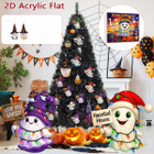 Halloween CountDown Advent Calendar with Ghost Gnome Pumpkin Plush Toys Dolls Pendants Ornaments For Indoor Outdoor Home Party Decoration product image