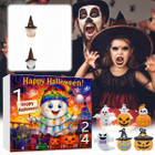 Halloween CountDown Advent Calendar with Ghost Gnome Pumpkin Plush Toys Dolls Pendants Ornaments For Indoor Outdoor Home Party Decoration product image