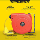 ReelWorks Mountable Retractable Extension Cord Reel  product image