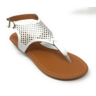 Victoria K Wedge Perforated Front Sandals product image