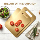 Gold Tone  Non Slip Countertop Chopping Board product image