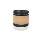 Bamboo Portable Mini Wireless Charger with LED Light product image
