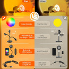 Neroupe Sunset Lamp Projector with App and Button Control product image