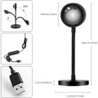 Neroupe Sunset Lamp Projector with App and Button Control product image
