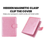 Multi Function Glitter Bling RFID Passport Organizer product image