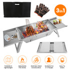 3‑in‑1 Portable Charcoal Grill product image
