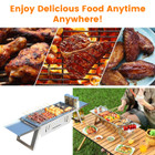 3‑in‑1 Portable Charcoal Grill product image