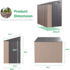 4.2" x 7" Outdoor Storage Shed  product image