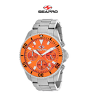 Seapro Men's Scuba 200 Chrono Orange Dial Watch product image