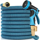 Expandable Flexible Garden Hose with 10 Function Spray Nozzle product image