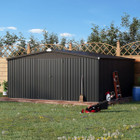 14' x 12' Metal Outdoor Large Steel Storage Sheds  product image