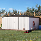 14' x 12' Metal Outdoor Large Steel Storage Sheds  product image