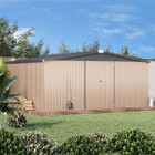 14' x 12' Metal Outdoor Large Steel Storage Sheds  product image