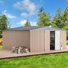 14' x 12' Metal Outdoor Large Steel Storage Sheds  product image