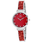 Roberto Bianci Women's Brillare Red Dial Watch product image