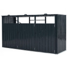 Outdoor Trash Can Storage Shed for 2 or 3 Bins product image
