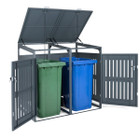 Outdoor Trash Can Storage Shed for 2 or 3 Bins product image