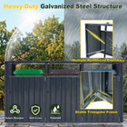 Outdoor Trash Can Storage Shed for 2 or 3 Bins product image
