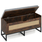 Flip-Top Rattan Storage Chest product image