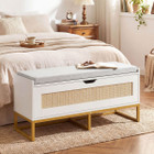 Flip-Top Rattan Storage Chest product image