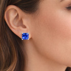 Princess Cut Tanzanite Stud Earrings  product image