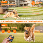 2-in-1 Wireless Dog Fence and Training System (1 or 2 Collars) product image