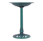 Green Freestanding Pedestal Birdbath product image