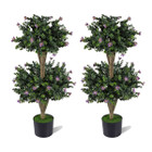 Artificial Double Ball Boxwood Topiary Tree (2-Pack) product image