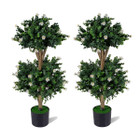 Artificial Double Ball Boxwood Topiary Tree (2-Pack) product image