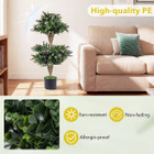 Artificial Double Ball Boxwood Topiary Tree (2-Pack) product image